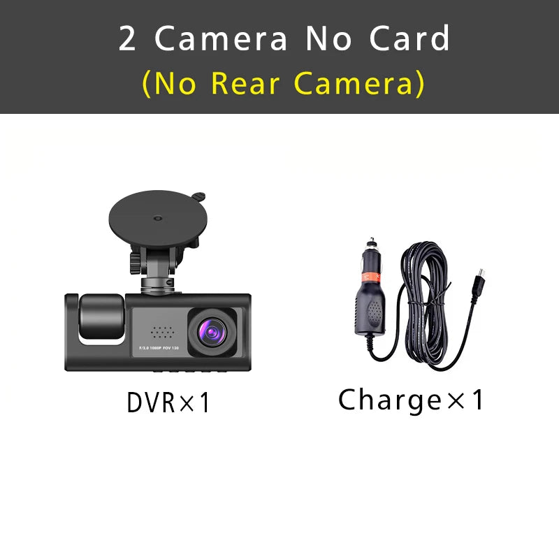 3 Channel Dash Cam HD 1080P 3-Lens Inside Vehicle  Car DVR Three Way Camera DVRs Recorder Video Registrator Dashcam Camcorder Road Master Precision Auto