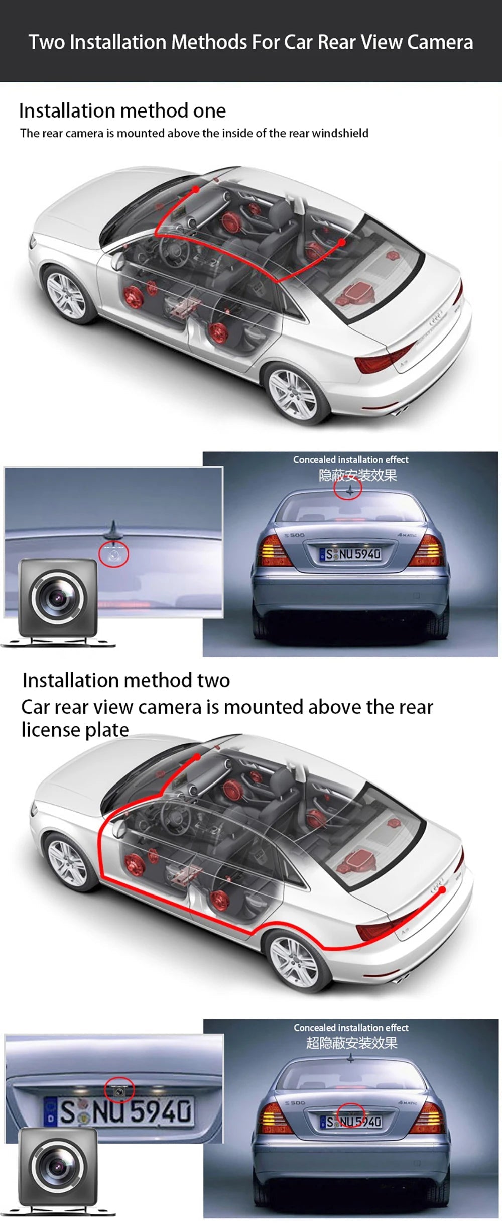3 Channel Dash Cam HD 1080P 3-Lens Inside Vehicle  Car DVR Three Way Camera DVRs Recorder Video Registrator Dashcam Camcorder Road Master Precision Auto